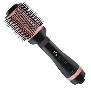 Sutra Beauty Interchangeable 3 In Blowout Brush Set Black Rose Gold Oval Barrel